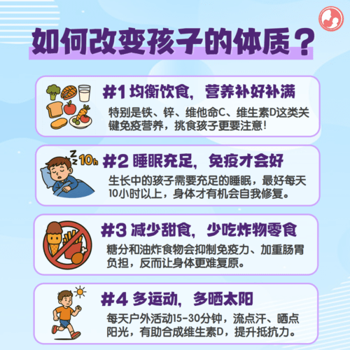 如何改变孩子的体质